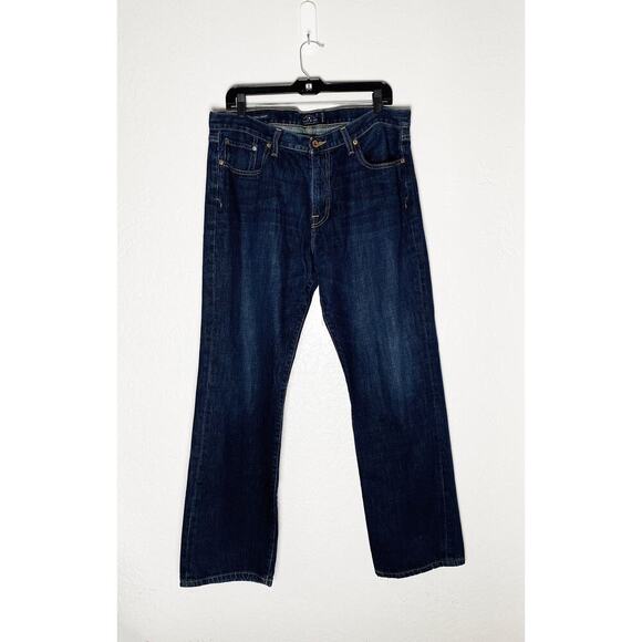 Lucky Brand Men's 221 Original Straight Dark Wash Classic Stretch Size 36 X 32 - Picture 3 of 8